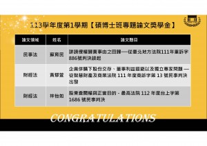 113-1碩博專題論文比賽